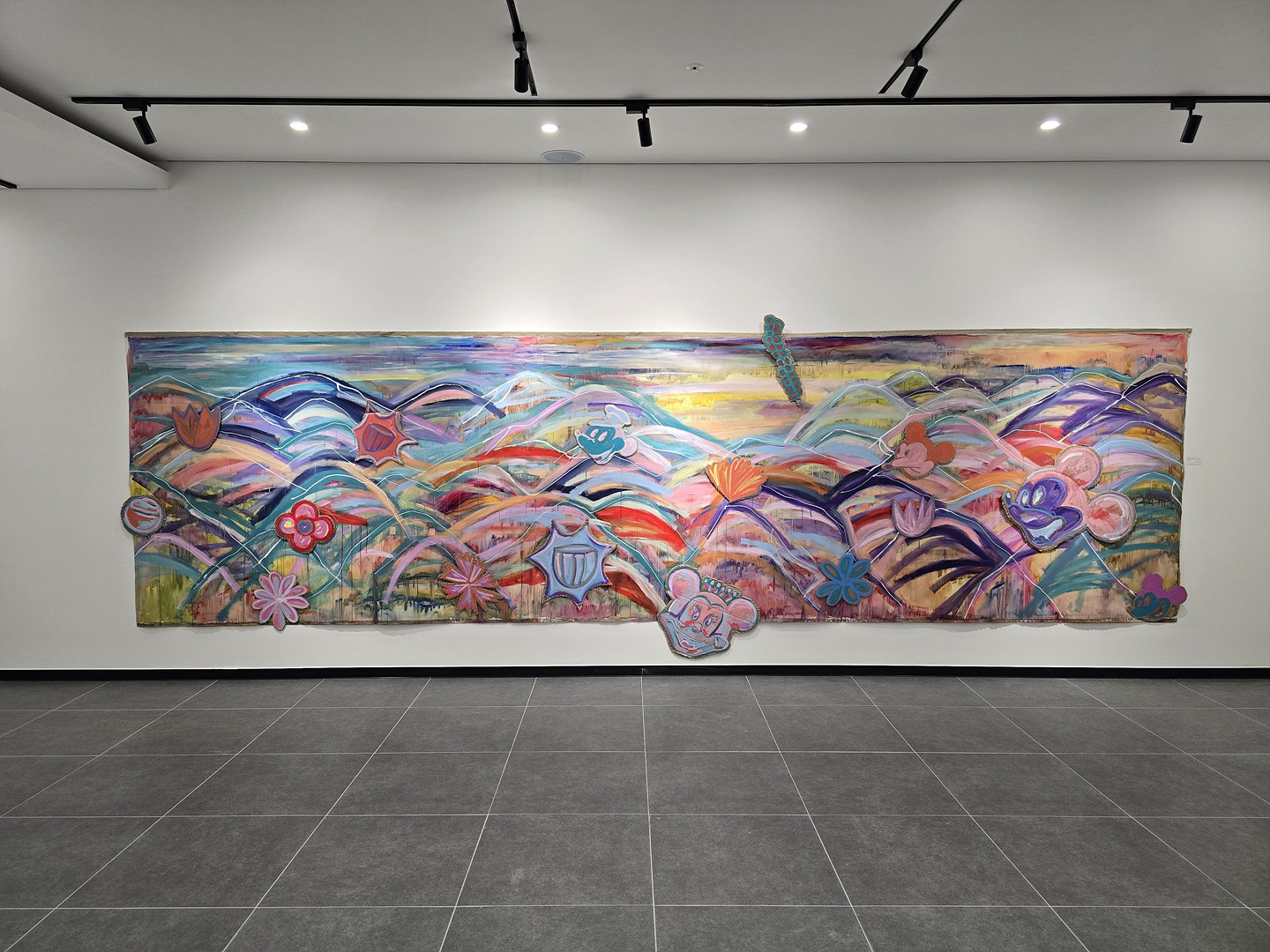 미키마우스 꽃을 드립니다1